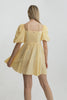 Robe BABYDOLL Vichy Jaune