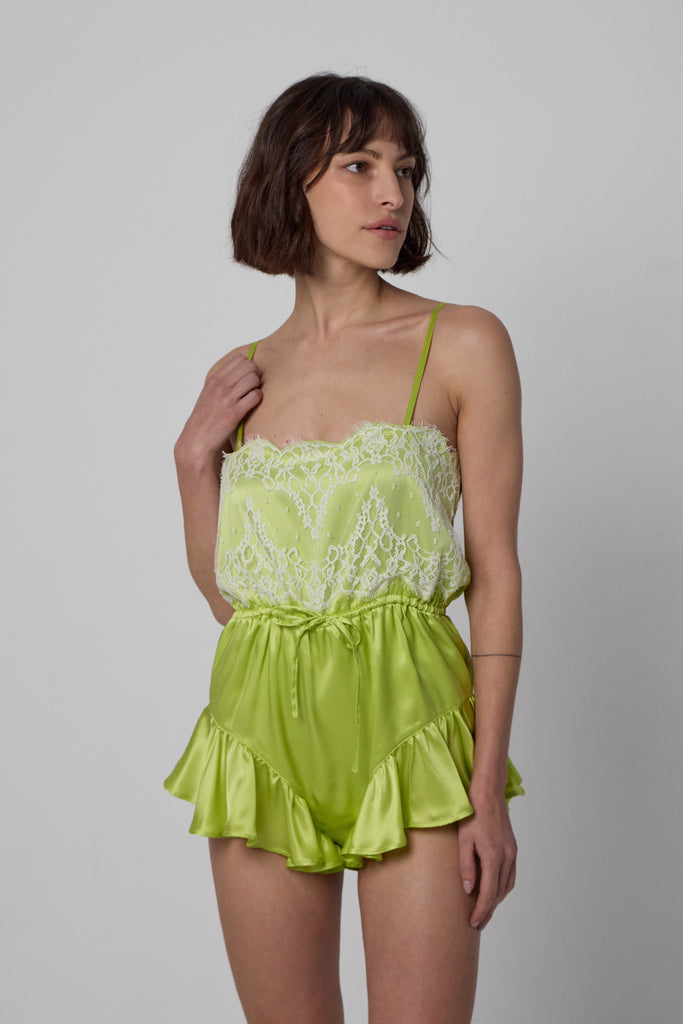 Acid Green BELLA Playsuit