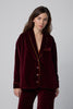 Chemise DYLAN velours bordeaux