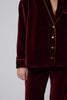 Chemise DYLAN velours bordeaux