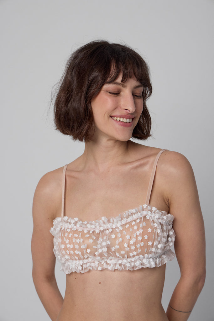 Bandeau BABY Marguerite Blanc